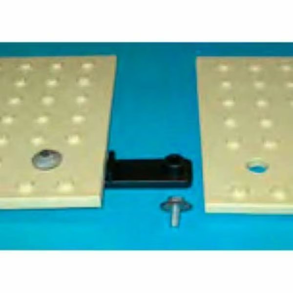 Checkers® Heavy Duty, 2-Way Urethane Connectors for TrakMats, HDU 2-WAY, Justrite, Mfr#: HDU 2-WAY